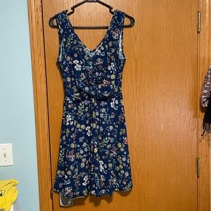 Candie’s Floral Dress Blue
